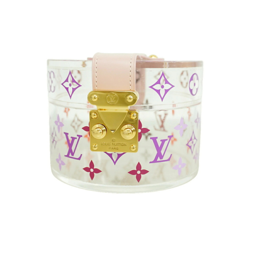 Louis Vuitton Monogram Boite Scott Case GI0362 Clear Purple Women's P3526600
